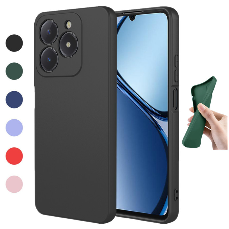 Realme Note 50 - Custodia flessibile in silicone liquido per