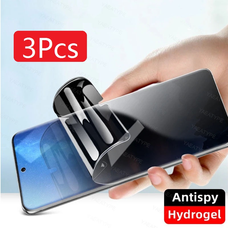 Vivo V40 - Pellicola protettiva anti-spia da 3 pezzi