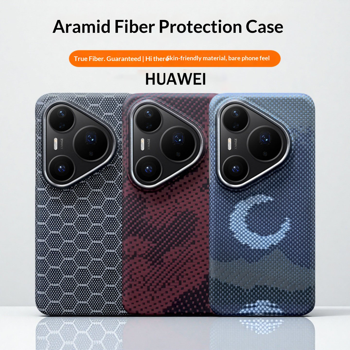 Huawei Pura 70 - Custodia 100% Originale in Kevlar per