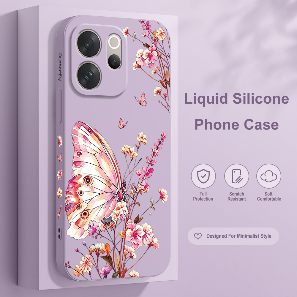 Vivo V40 - Cover per telefono Butterfly Sprig per