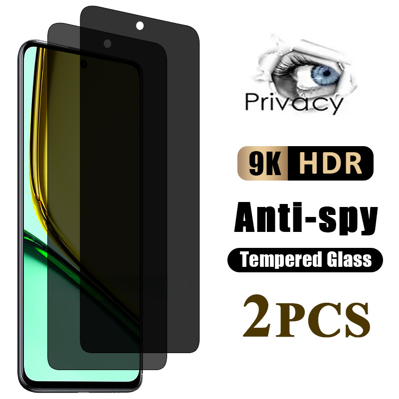 Realme C67 - 2 pezzi protezione schermo privacy anti-spia
