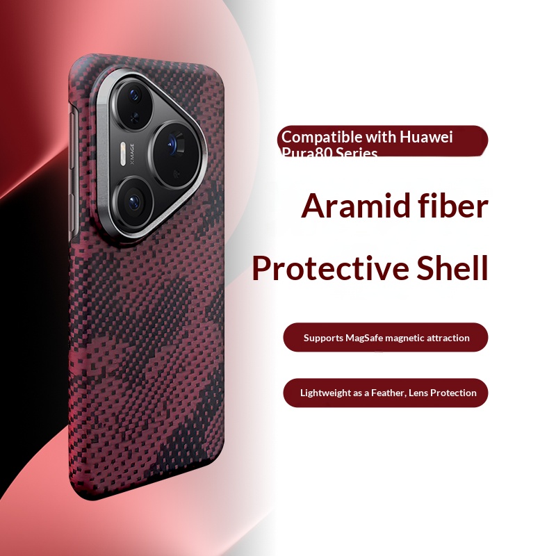 Custodia per telefono in fibra - Huawei Pura 70 recensione e prezzo