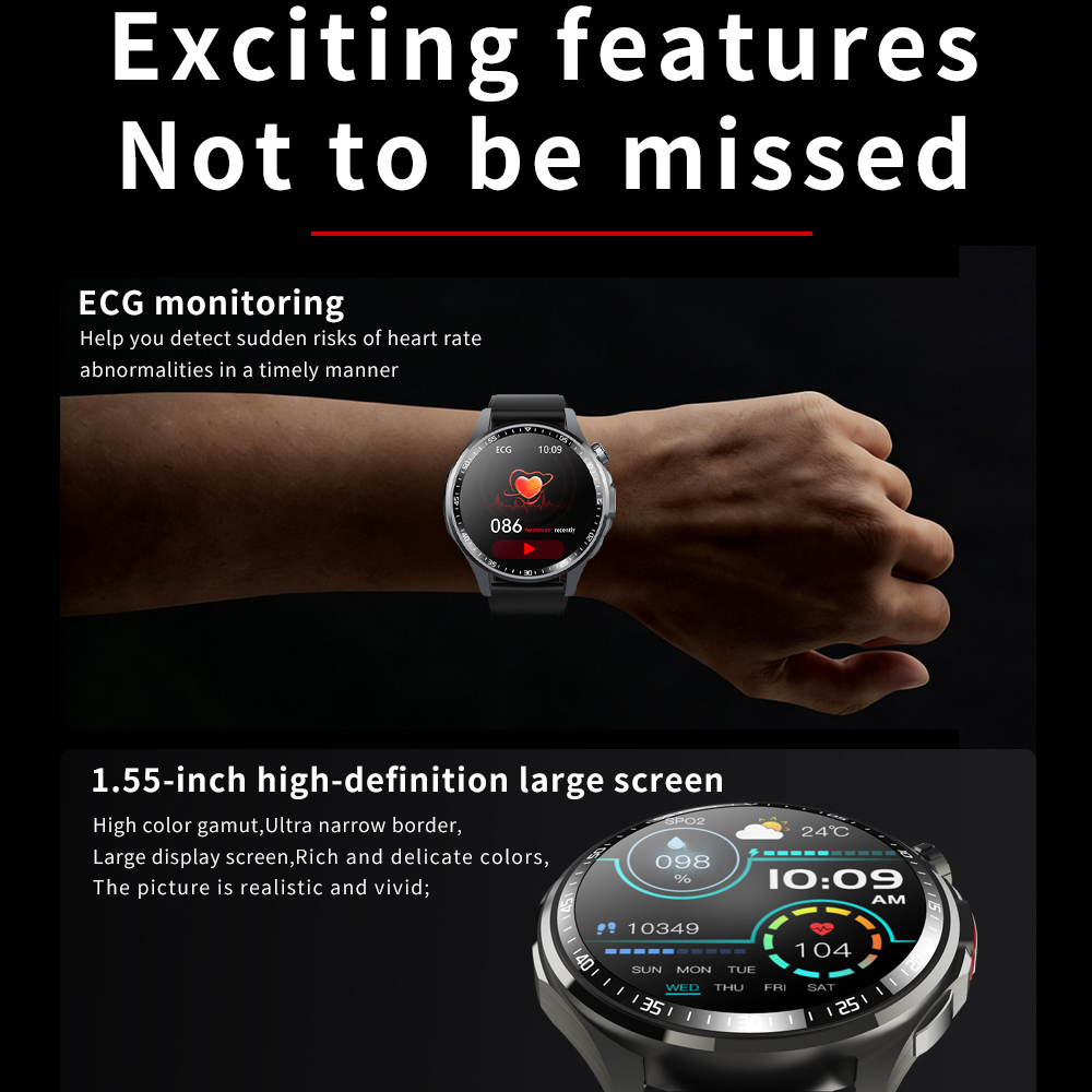 Smartwatch da Uomo con Schermo - Fall Detection Watch recensione e prezzo