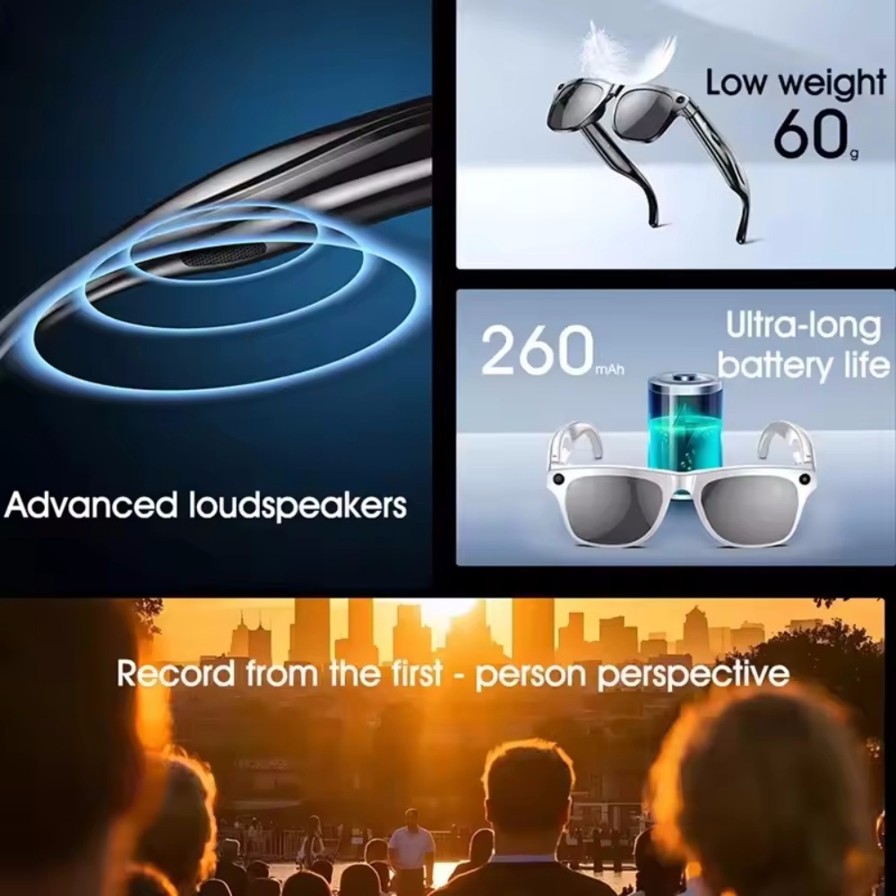 Occhiali intelligenti Fotocame - Smart Glasses Lens recensione e prezzo