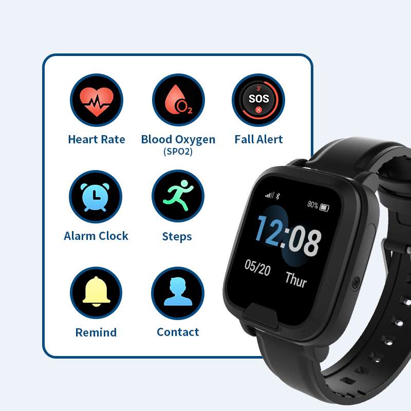 Smartwatch per Anziani con GPS - Fall Detection Watch recensione e prezzo